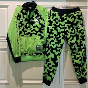 NIKE/NYC NYC Parks and Recreation Track suit. Top worn once, bottoms never worn
